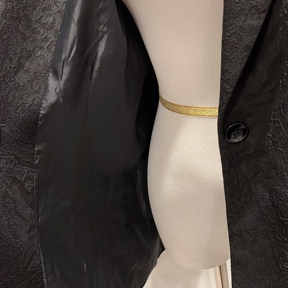 Blacker by Stanley Blacker Long with shoulder Pads Blazer - Picture 8 of 8